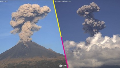 Mañana movidita: Tres explosiones del Popocatépetl; se mantiene Amarillo Fase 2