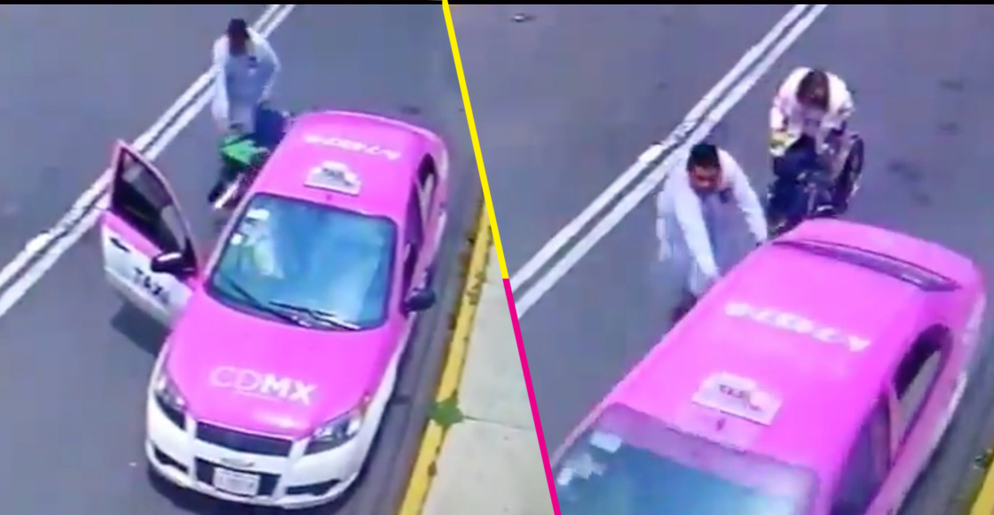 Un taxista robó a dos pasajeros en CDMX; uno era una mujer en silla de ruedas