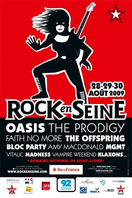 oasis festival rock en seine 2009