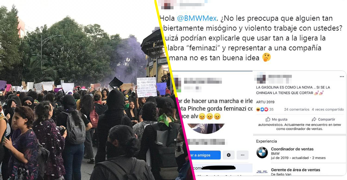 Empleado de BMW es denunciado en redes sociales por sugerir golpear a mujeres