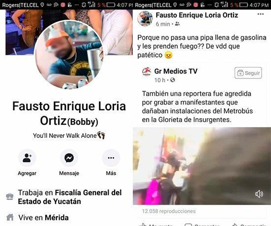 Destituyen a empleado de la Fiscalía de Yucatán por comentarios misóginos