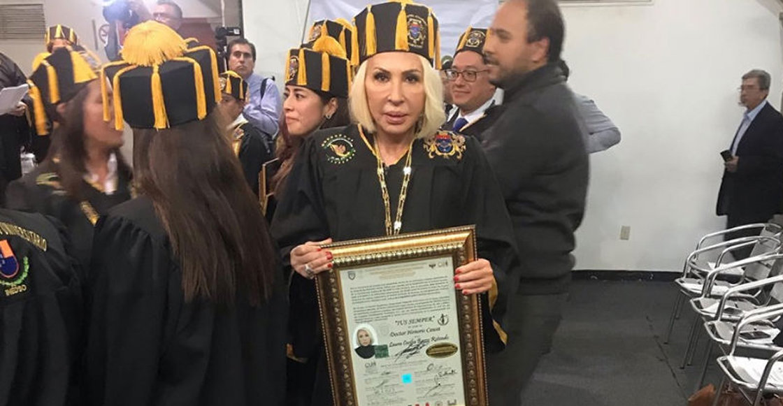 Laura Bozzo pagó 30 mil pesos como 'donativo' para obtener Doctorado Honoris Causa