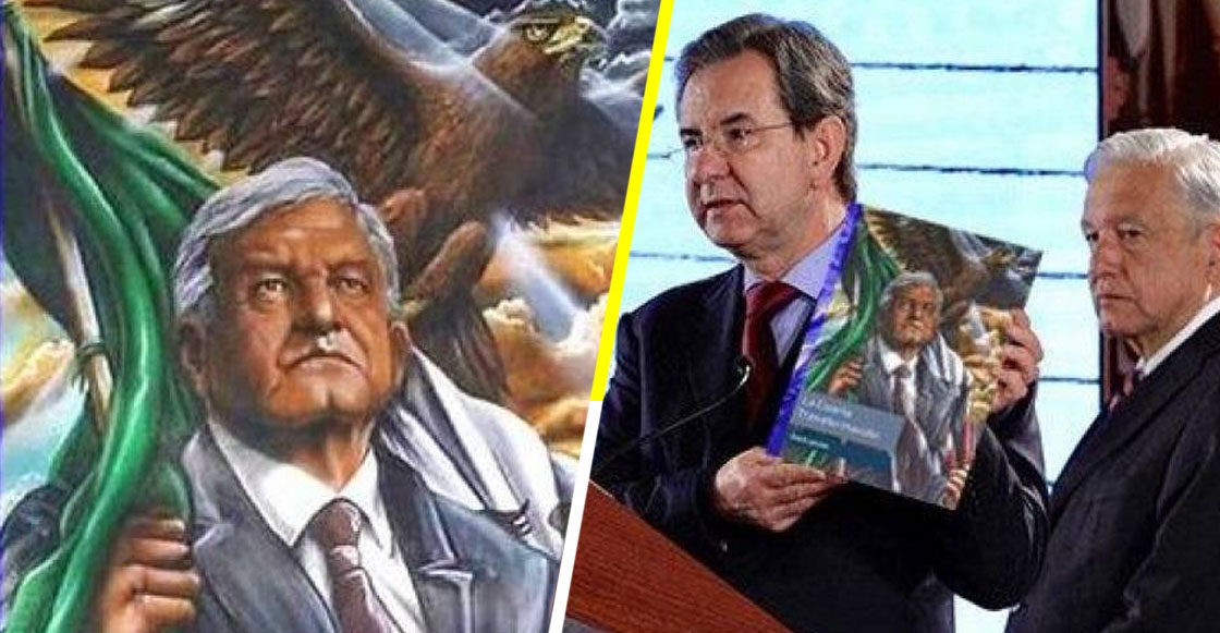 ¿Realmente AMLO sale en la portada de un libro de texto de la SEP?