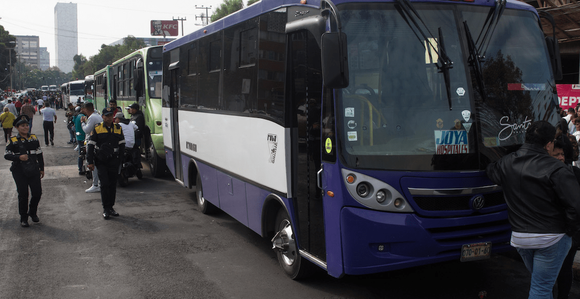 ¡Aguas! Microbuses de CDMX anuncian megamarcha; exigen tarifa a 10 pesos