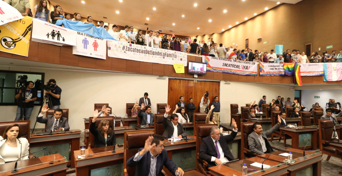 Tras un largo debate, Congreso de Zacatecas le dice "No" al matrimonio igualitario