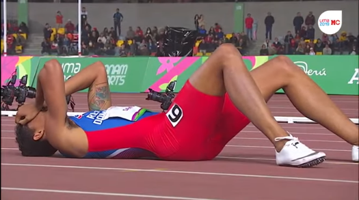 Atleta perdió el oro panamericano en los 400 metros tras caer saltando la última valla