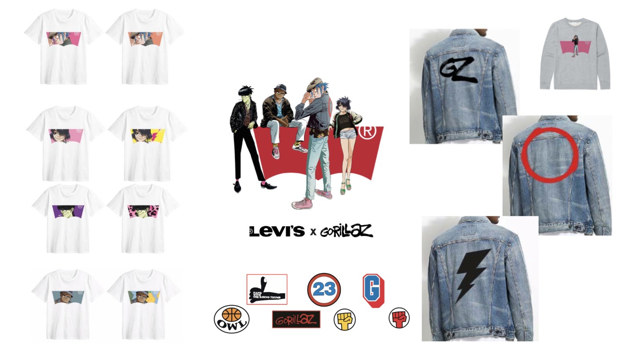 Levi's gorillaz shop