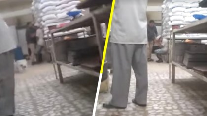 Exhiben a encargado de panadería en Iztapalapa golpeando a un trabajador con discapacidad