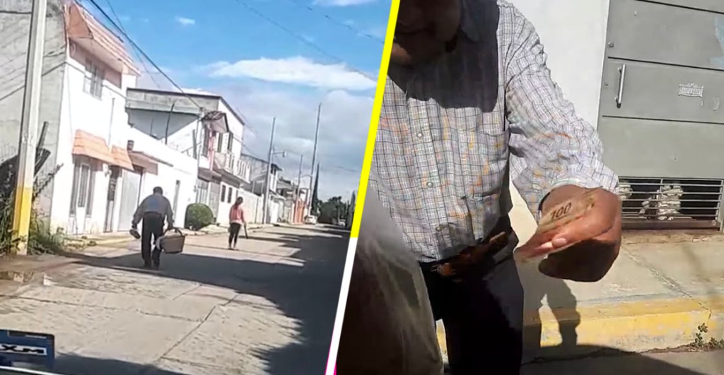 ¡Héroe sin capa! "El Huarache Oaxaqueño" un hombre que regala dinero a gente pobre en Oaxaca