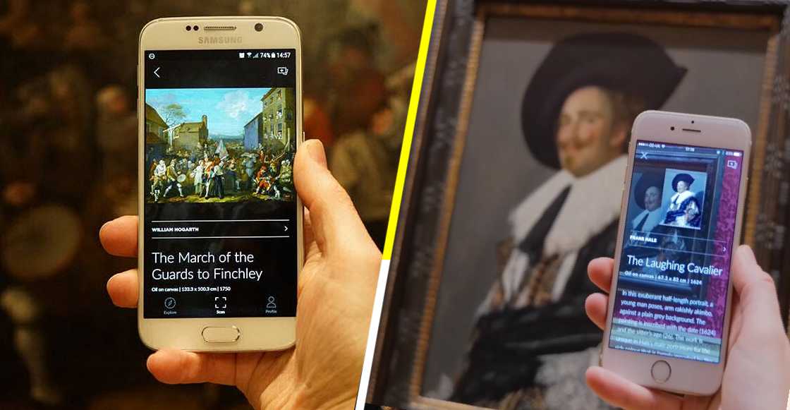 Una obra de arte: Estas aplicaciones descubren qué hay detrás de una pintura
