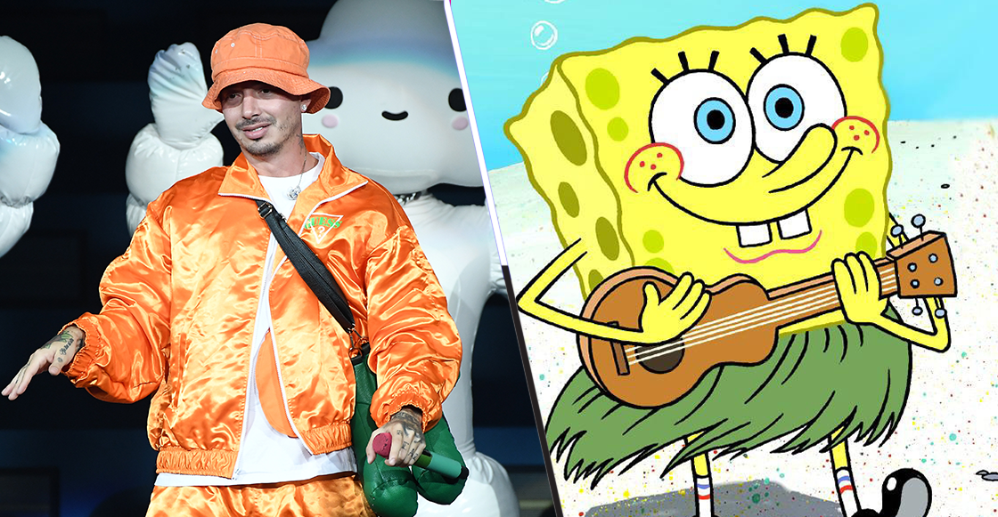 Parece que Bob Esponja está planeando algo con... ¿J Balvin?