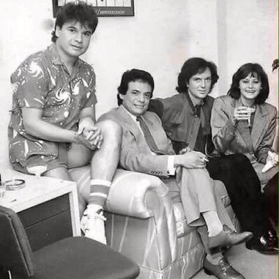 Esta es la historia de la foto de José José, Camilo Sesto, Juan Gabriel y Rocío Dúrcal