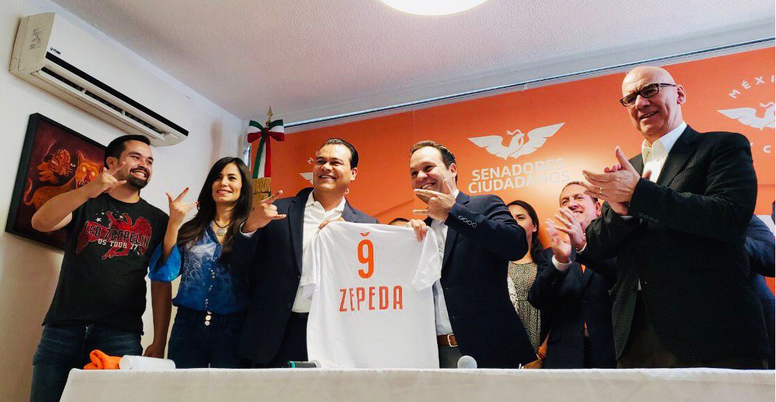 Juan Zepeda se integra a Movimiento Ciudadano tras dejar el PRD