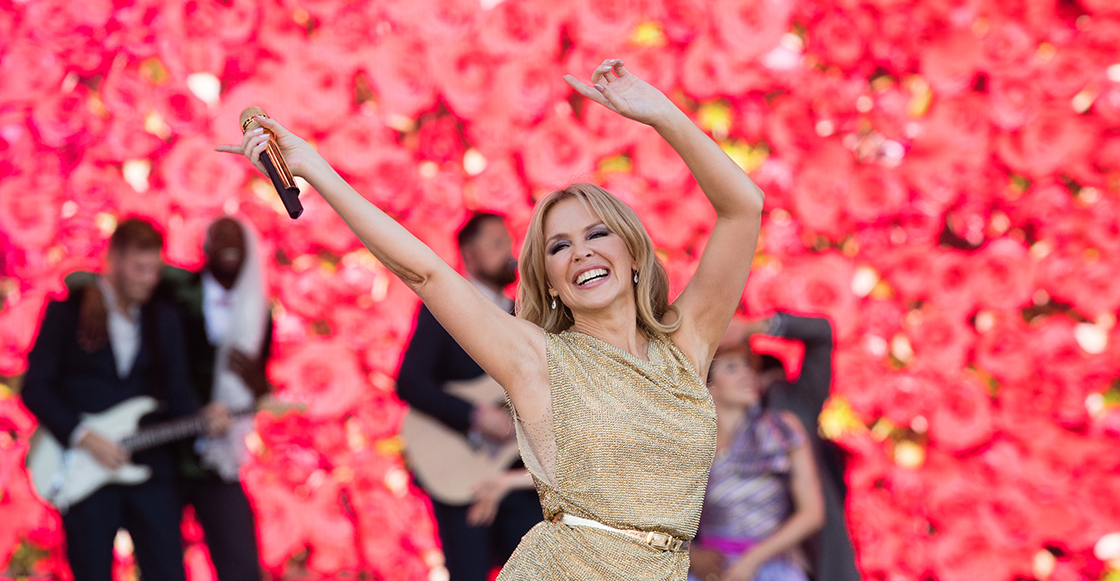La presentación de Kylie Minogue es la más vista en la historia de Glastonbury