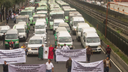 Transportistas advierten que habrá marcha si no funcionan reuniones con el gobierno CDMX