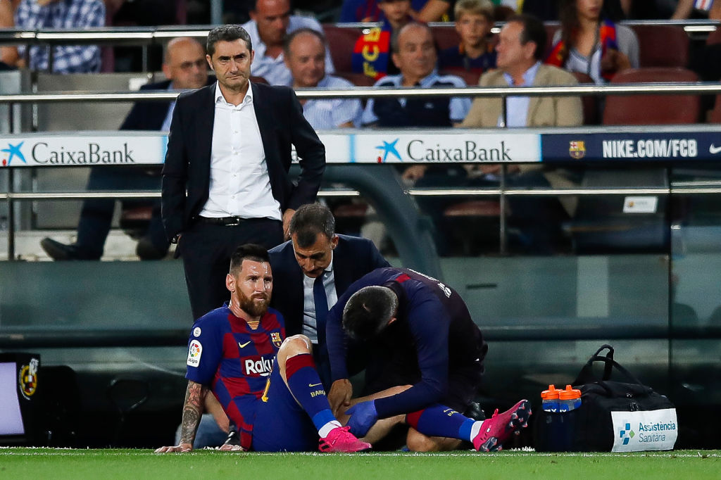 ¡Otra vez, baja! Barcelona dio a conocer el parte médico de Lionel Messi 