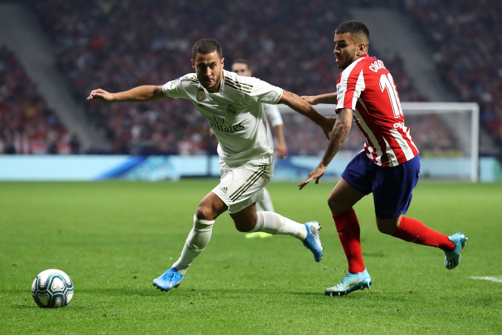 ‘HH’ en la banca, Hazard sigue sin gol, abucheos a Simeone: Empate a 0 en el Derbi de Madrid