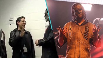 Baterista de Slipknot recrea la foto de cuando conoció a la banda de niño