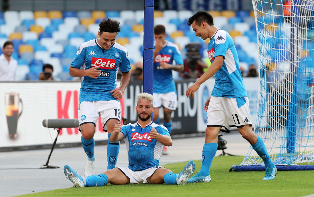 Brillante actuación del ‘Chucky’ Lozano en la victoria del Napoli sobre Sampdoria