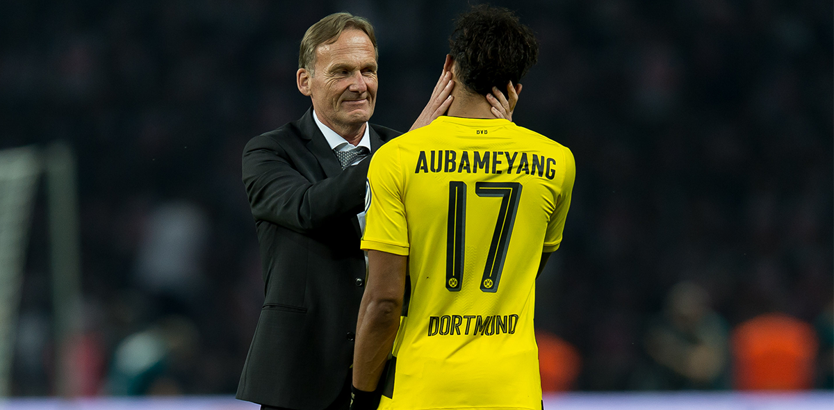 ¡Hay tiro! Aubameyang le respondió y llamó payaso al CEO del Borussia Dortmund