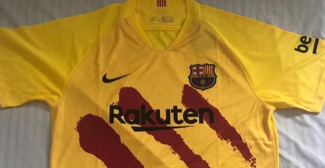 En plena 'protesta', Barcelona lanzaría jersey con las cuatro barras de Cataluña