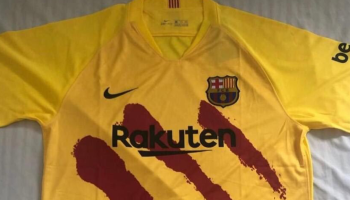 En plena 'protesta', Barcelona lanzaría jersey con las cuatro barras de Cataluña