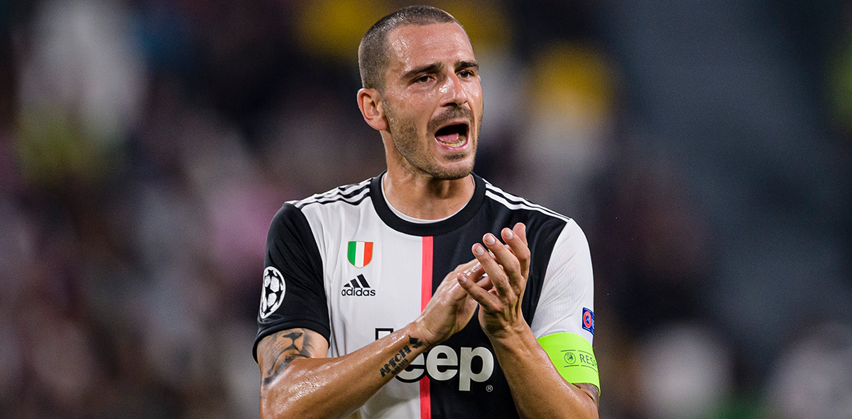 El gesto de Bonucci en el Inter-Juventus que hizo explotar las redes sociales