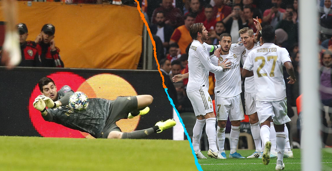 ¡Extra, extra! Courtois guió la victoria del Real Madrid ante el Galatasaray