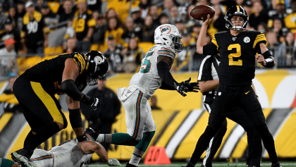 Quedó en susto: Steelers remontan a Dolphins en la Semana 8 de la NFL