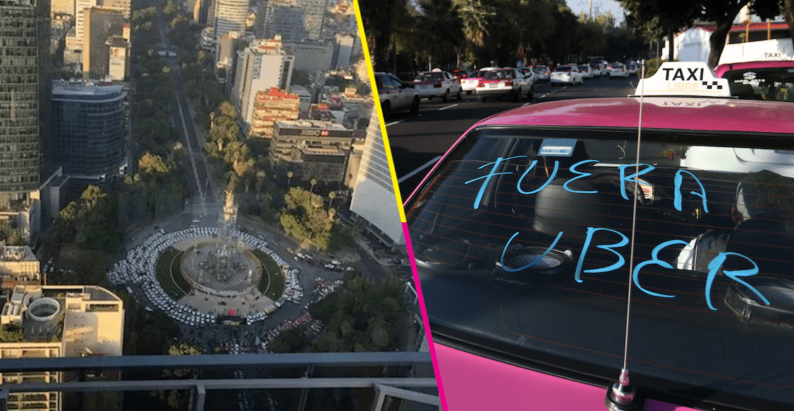 Taxistas-protestas-cdmx-fuera-uber