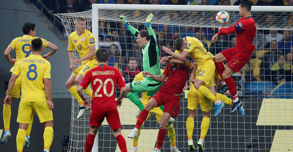 Peligra el campeón: Ucrania califica a la Euro 2020 con triunfo sobre Portugal