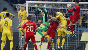 Peligra el campeón: Ucrania califica a la Euro 2020 con triunfo sobre Portugal