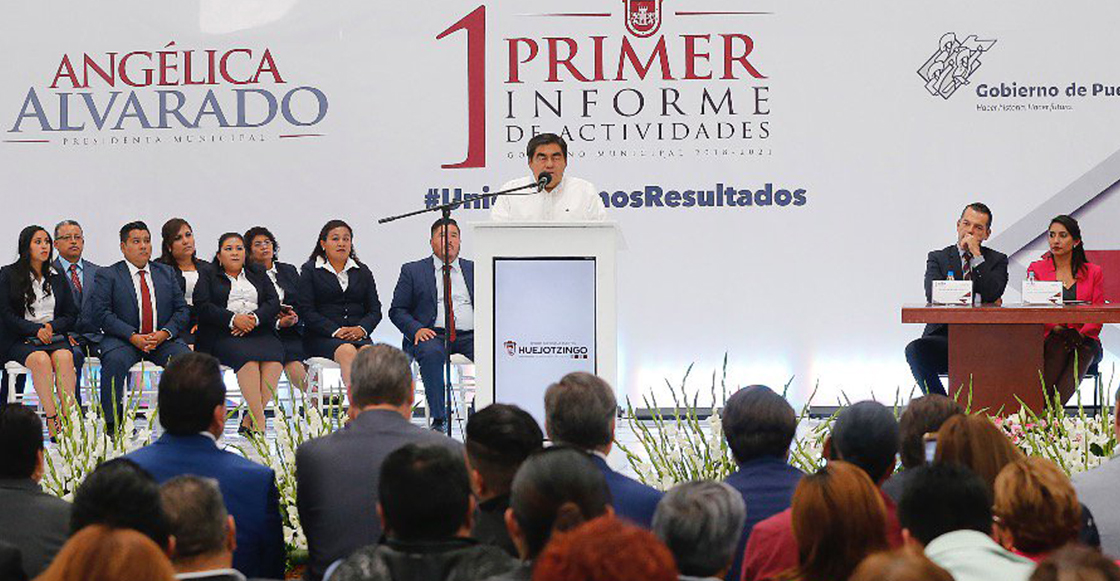 Dice Barbosa que le robaron una vez las elecciones en Puebla pero "Dios los castigó"