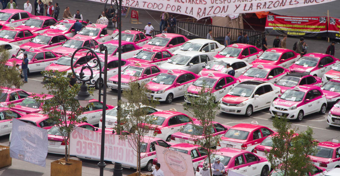 Here we go again: Taxistas harán marcha el próximo lunes en la CDMX