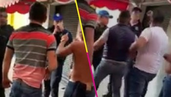 México mágico: Policías y borrachos se pelean en plena calle de la CDMX