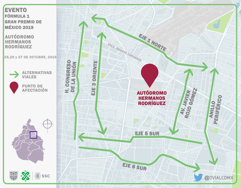 rutas-viales-mega-procesion-catrinas-calles-cerradas-sabado-desfile-formula-1