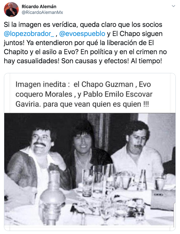 fake-news-foto-falsa-evo-morales-mexico-chapo-escobar