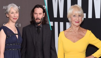 'Gracias, joven': Internet confunde a la novia de Keanu Reeves con Helen Mirren