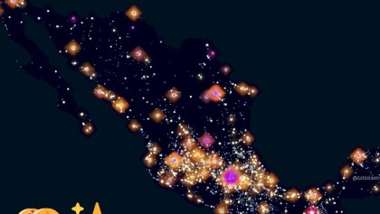 Este mapa muestra todos los puestos de tacos que hay en México y es simplemente hermoso