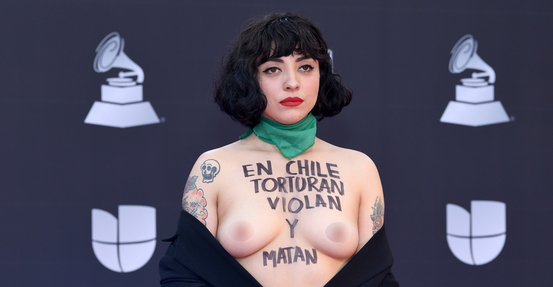 "En Chile torturan y violan": La poderosa protesta de Mon Laferte en los Latin Grammys