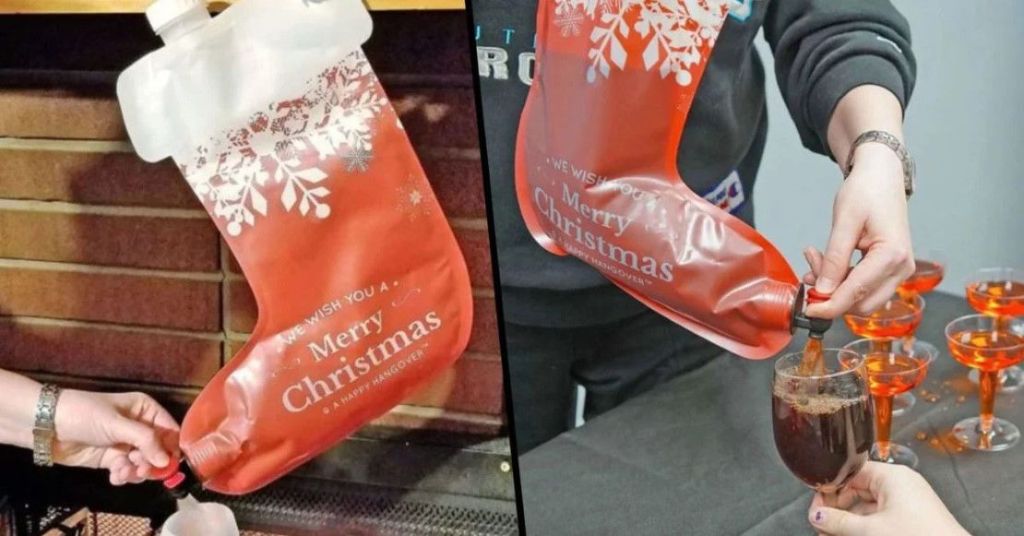 La bota navideña con la que podrás servir hasta 2 litros de vino