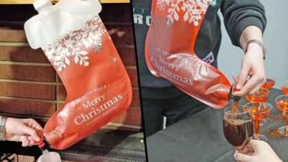 La bota navideña con la que podrás servir hasta 2 litros de vino
