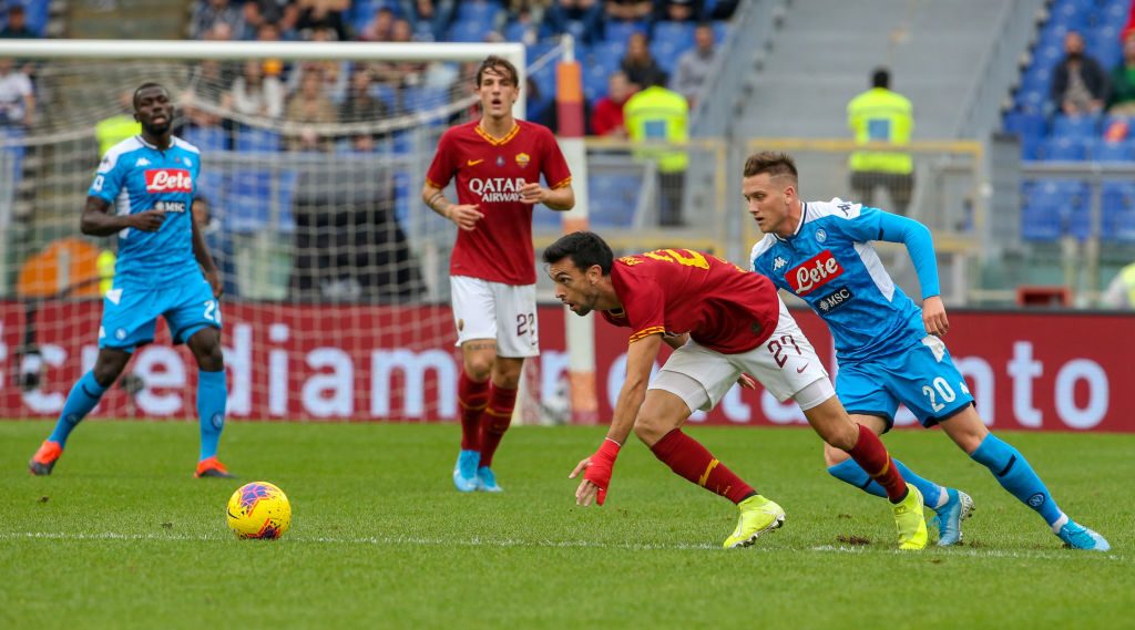 ‘Chucky’ Lozano jugó 32 minutos en la derrota del Napoli ante la Roma 