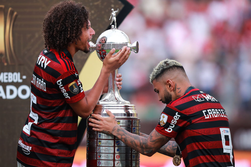 En imágenes y video: Flamengo celebró con miles de aficionados su título de la Copa Libertadores