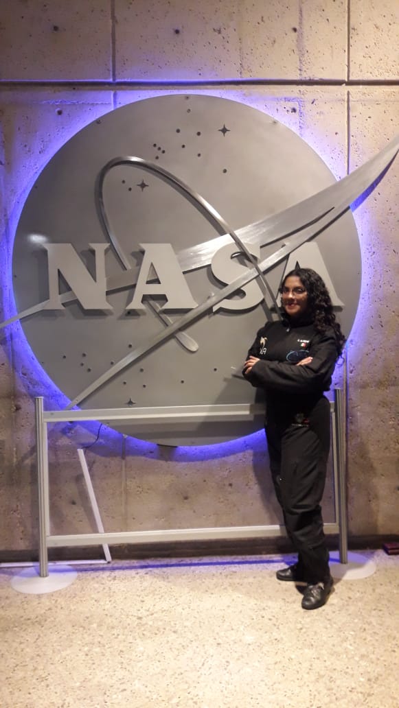 estudiante mexicana que participa en un programa internacional de la NASA