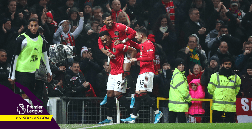Like the old times: Manchester United goleó al Newcastle en el Boxing Day