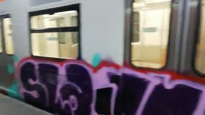 graffiti-vandalizan-tren-nuevo-metro-pantitlan-video-fotos