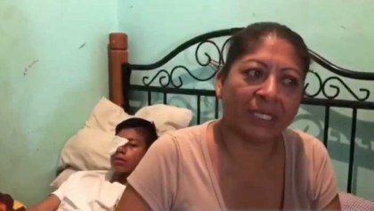 Niño de Chiapas es golpeado por sus compañeros; podría quedar ciego si no paga una operación de 55 mil pesos