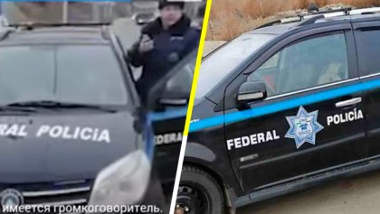 No es broma: Detienen en Rusia a sujeto por conducir patrulla falsa de la Policía Federal