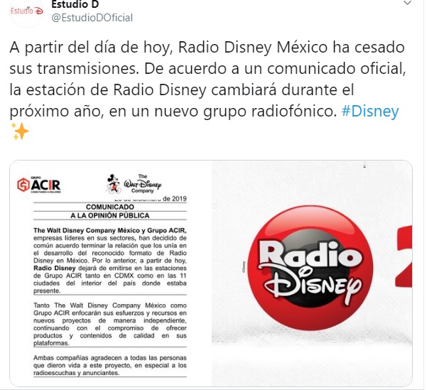 Radio México anuncia cancela su transmisión